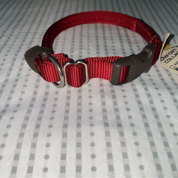 Spindrift dog collar, red, size XSMALL (12”-15”) NWT - Picture 3 of 3